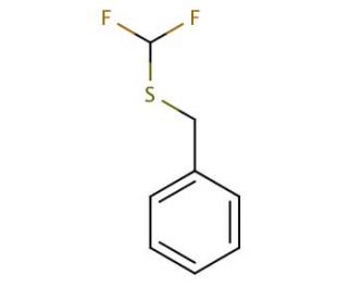 {[(difluoromethyl)thio]methyl}benzene - chemical structure image