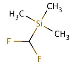 Difluoromethyl)trimethylsilane (CAS 65864-64-4) - chemical structure image