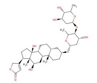 Digoxigenin Bisdigitoxoside (CAS 5297-05-2) - chemical structure image