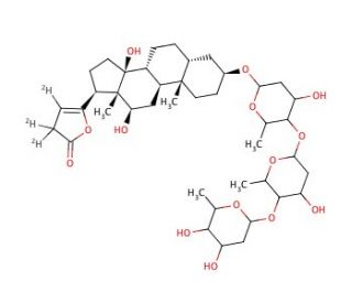 Digoxin-d3 (CAS 127299-95-0) - chemical structure image