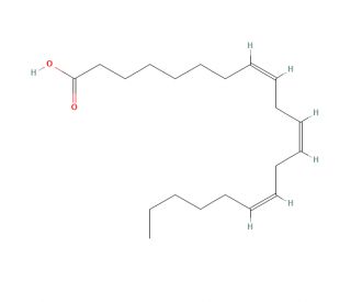 Dihomo-&gamma;-linolenic Acid (20:3, n-6) (CAS 1783-84-2) - chemical structure image