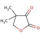 Dihydro-4,4-dimethyl-2,3-furandione (CAS 13031-04-4) - chemical structure image
