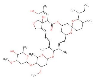 Dihydroavermectin B1a (CAS 70161-11-4) - chemical structure image