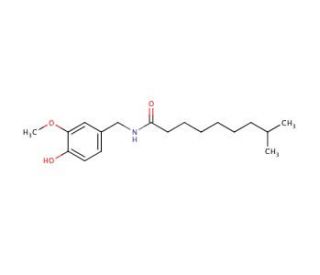 Dihydrocapsaicin (CAS 19408-84-5) - chemical structure image