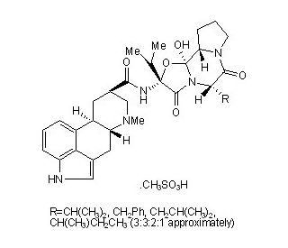 Dihydroergotoxine mesylate (CAS 8067-24-1) - chemical structure image