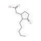 Estrutura molecular do (+/-)-Dihydrojasmonic Acid, Número CAS: 3572-64-3 (±)-Dihydrojasmonic Acid (CAS 3572-64-3) - chemical structure image
