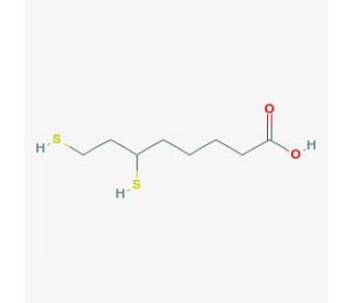 Dihydrolipoic acid (CAS 462-20-4) - chemical structure image