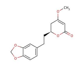 Dihydromethysticin (CAS 3155-57-5) - chemical structure image