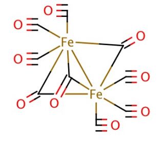 Diironnonacarbonyl (CAS 15321-51-4) - chemical structure image