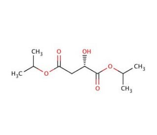 Diisopropyl (S)-(&minus;)-malate (CAS 83541-68-8) - chemical structure image