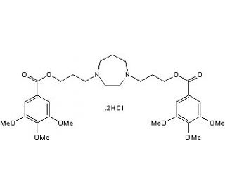Dilazep dihydrochloride (CAS 20153-98-4) - chemical structure image