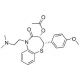 Diltiazem (CAS 42399-41-7) - chemical structure image