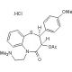 Diltiazem hydrochloride (CAS 33286-22-5) - chemical structure image