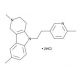 Dimebolin dihydrochloride (CAS 97657-92-6) - chemical structure image