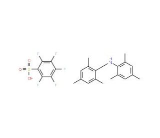 Dimesitylammonium Pentafluorobenzenesulfonate (CAS 850629-65-1) - chemical structure image