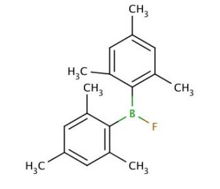 Dimesitylboron fluoride (CAS 436-59-9) - chemical structure image