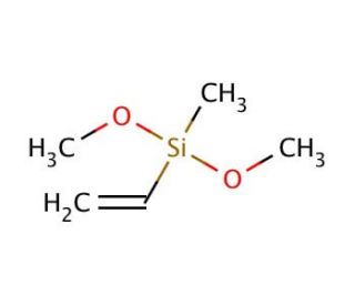 Dimethoxymethylvinylsilane (CAS 16753-62-1) - chemical structure image