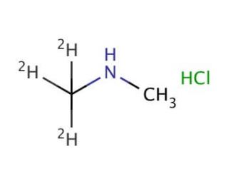 Dimethyl-1,1,1-d3-amine hydrochloride (CAS 120033-84-3) - chemical structure image