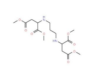 Dimethyl 2-[(3-{[3-methoxy-1-(methoxycarbonyl)-3-oxopropyl]amino}propyl)amino]succinate - chemical structure image