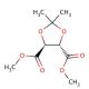 (−)-Dimethyl 2,3-O-isopropylidene-L-tartrate (CAS 37031-29-1) - chemical structure image