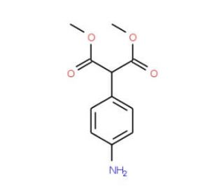 Dimethyl 2-(4-aminophenyl)malonate - chemical structure image