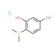 Dimethyl-2,4-dihydroxyphenylsulfonium chloride - chemical structure image