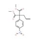 Dimethyl 2-allyl-2-(4-nitrophenyl)malonate (CAS 404597-63-3) - chemical structure image