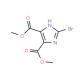 Dimethyl 2-bromo-1H-imidazole-4,5-dicarboxylate (CAS 705280-65-5) - chemical structure image