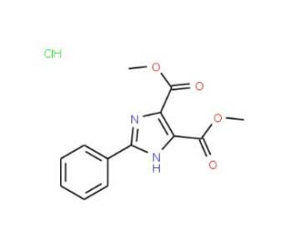 Dimethyl 2-phenyl-1H-imidazole-4,5-dicarboxylate hydrochloride - chemical structure image