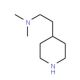 Dimethyl-(2-piperidin-4-yl-ethyl)-amine (CAS 102308-48-5) - chemical structure image