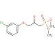 Dimethyl 3-(3-chlorophenoxy)-2-oxopropylphosphonate (CAS 40665-94-9) - chemical structure image
