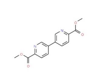 Dimethyl 3,3&prime;-bipyridine-6,6&prime;-dicarboxylate (CAS 1033202-47-9) - chemical structure image