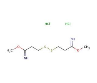 Dimethyl 3,3&prime;-dithiopropionimidate dihydrochloride (CAS 38285-78-8) - chemical structure image