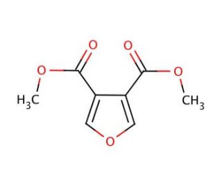 Dimethyl 3,4-furandicarboxylate (CAS 4282-33-1) - chemical structure image