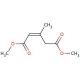 Dimethyl 3-methylglutaconate (CAS 52313-87-8) - chemical structure image