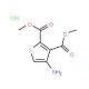 Dimethyl 4-aminothiophene-2,3-dicarboxylate hydrochloride (CAS 121071-71-4) - chemical structure image