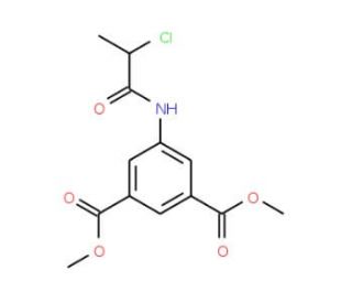 Dimethyl 5-[(2-chloropropanoyl)amino]isophthalate - chemical structure image