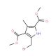 Dimethyl 5-(bromomethyl)-3-methyl-1H-pyrrole-2,4-dicarboxylate - chemical structure image