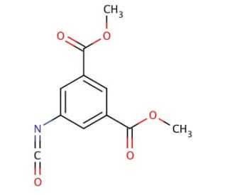Dimethyl 5-isocyanatoisophthalate (CAS 46828-05-1) - chemical structure image
