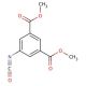 Dimethyl 5-isocyanatoisophthalate (CAS 46828-05-1) - chemical structure image