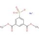 Dimethyl 5-sulfoisophthalate sodium salt (CAS 3965-55-7) - chemical structure image