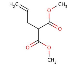 Dimethyl allylmalonate (CAS 40637-56-7) - chemical structure image