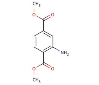 Dimethyl aminoterephthalate (CAS 5372-81-6) - chemical structure image