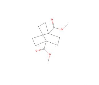 Dimethyl bicyclo[2.2.2]octane-1,4-dicarboxylate (CAS 1459-96-7) - chemical structure image