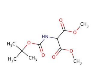 Dimethyl (Boc-amino)malonate (CAS 61172-70-1) - chemical structure image