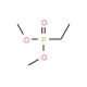 Dimethyl ethylphosphonate (CAS 6163-75-3) - chemical structure image