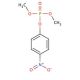 Dimethyl p-nitrophenylphosphate (CAS 950-35-6) - chemical structure image
