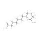 Dimethyl perfluoro-1,10-decanedicarboxylate (CAS 84750-88-9) - chemical structure image