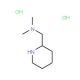 Dimethyl-piperidin-2-ylmethyl-amine dihydrochloride - chemical structure image