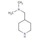 Dimethyl(piperidin-4-ylmethyl)amine - chemical structure image